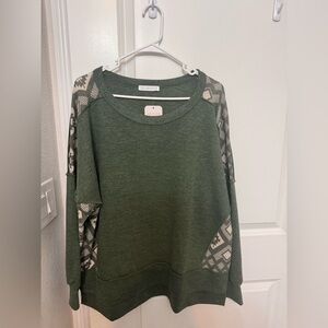 Ces Femme Olive Knit Top